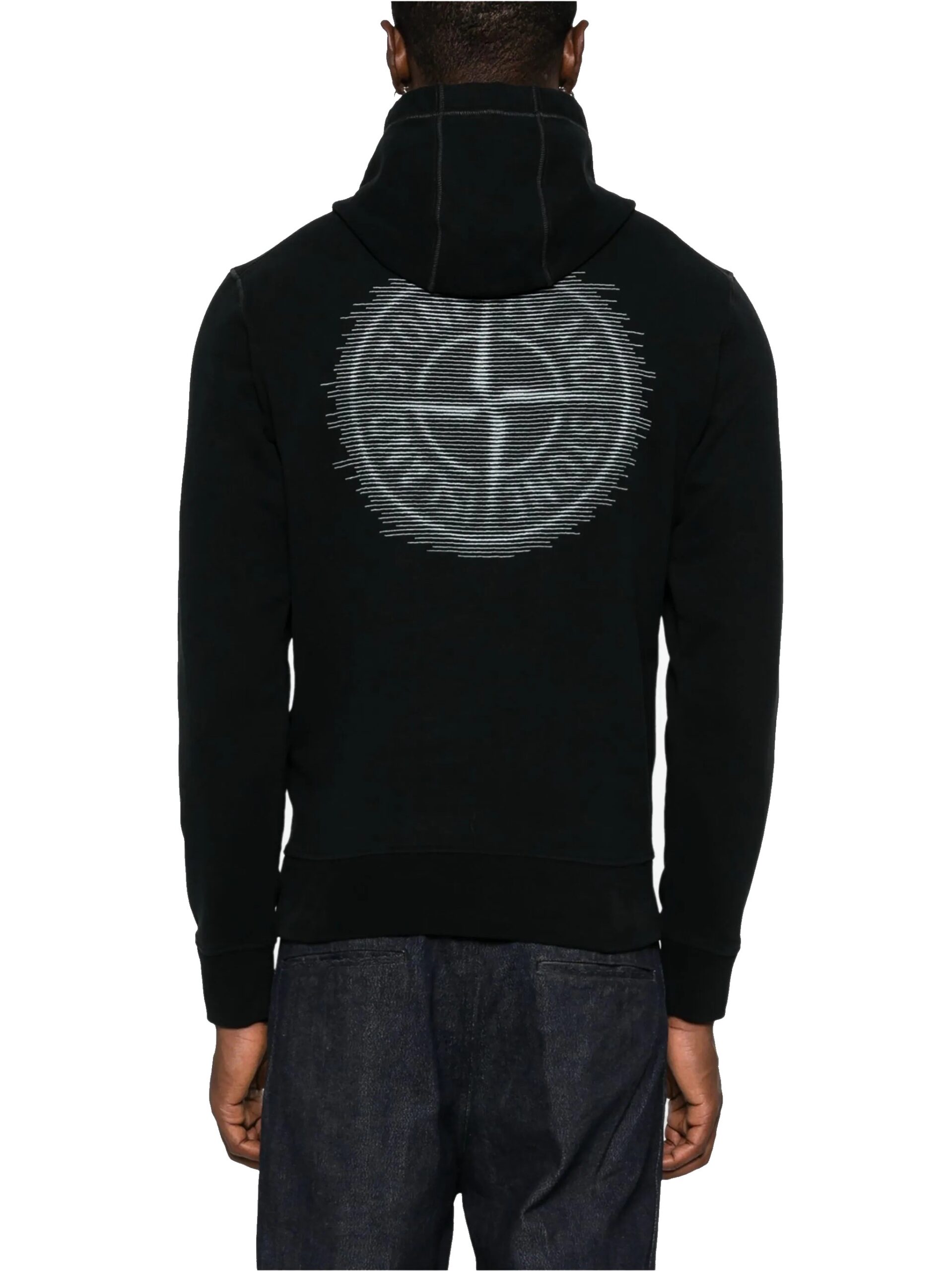 Худи Stone Island Logo Printed Drawstring